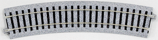 Kato 2-270 HO Unitrack 19-1/4" (490mm) Radius Curve 22.5Degree (1/4 Circle) - House of Trains