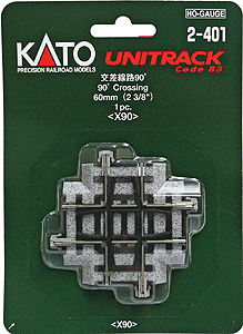 Kato 2-401 2-3/8" 90 Deg Crossing - House of Trains