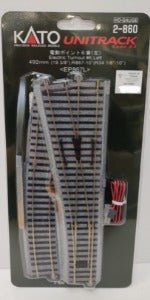 Kato 2-860 HO, Unitrack, Number 6, Remote Left Hand - House of Trains