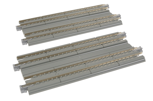 Kato 20-025 N, Unitrack 7-7/8", 124mm, Concrete Slab Double Track, 2 Pieces - House of Trains