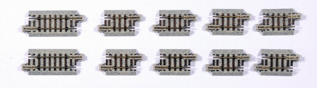 Kato 20-091 N Unitrack Short Track Assortment 2 x 1-3/4" 8x 1-1/8" (8x29mm, 2x45.5mm) - House of Trains