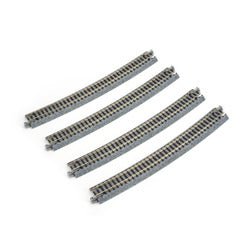 Kato 20-150 N Unitrack 28-1/4" (718mm) Radius Curve 15 Degree (4 Pieces) - House of Trains