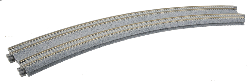 Kato 20-185 N 17 5/8"-18 7/8" (447-480mm) 45 Degree Superelevated Double Track (2 Pieces) - House of Trains