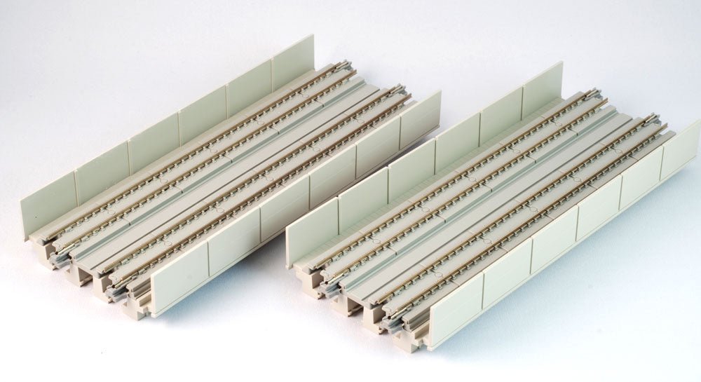 Kato 20-411 N 7-5/16" (186mm) Straight Double Viaduct (2 Pieces) - House of Trains