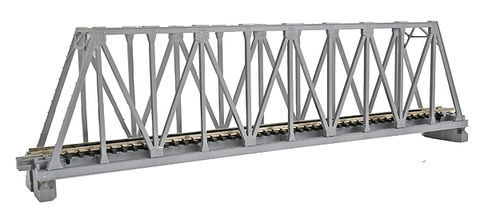 Kato 20-433 N, Single Truss Bridge, 9 3/4", (248mm), Silver, 1pc - House of Trains