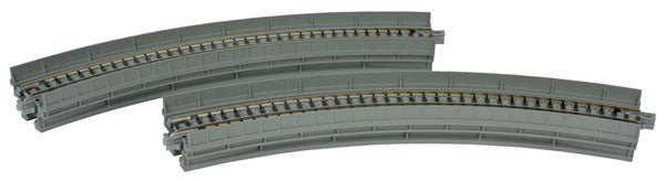 Kato 20-505 Unitrack N 9-3/4" (249mm) Radius 45 Degree Viaduct (2 Pieces) - House of Trains
