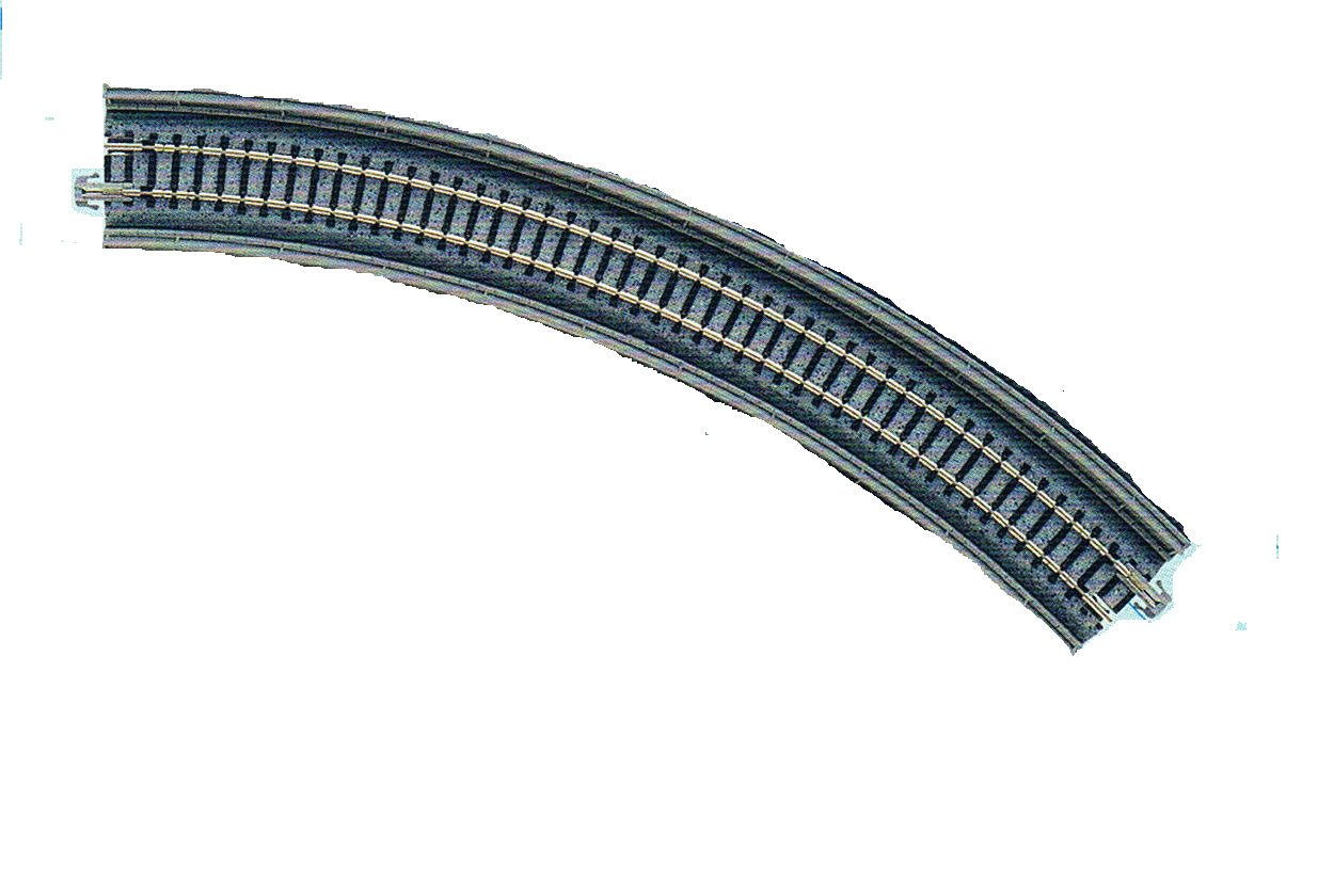 Kato 20-530 Unitrack N 13 3/4" (348mm) Radius 45 Degree Viaduct (2 Pieces) - House of Trains