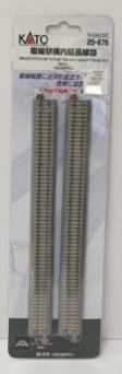 Kato 20-875 N Unitrack 9-3/4" (248mm) Straight Track, Concrete Ties (4 Pieces) - House of Trains