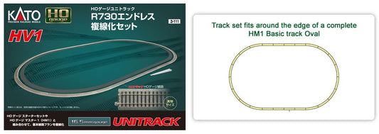 Kato 3-111 HO HV1 Outer Track Oval Set - House of Trains