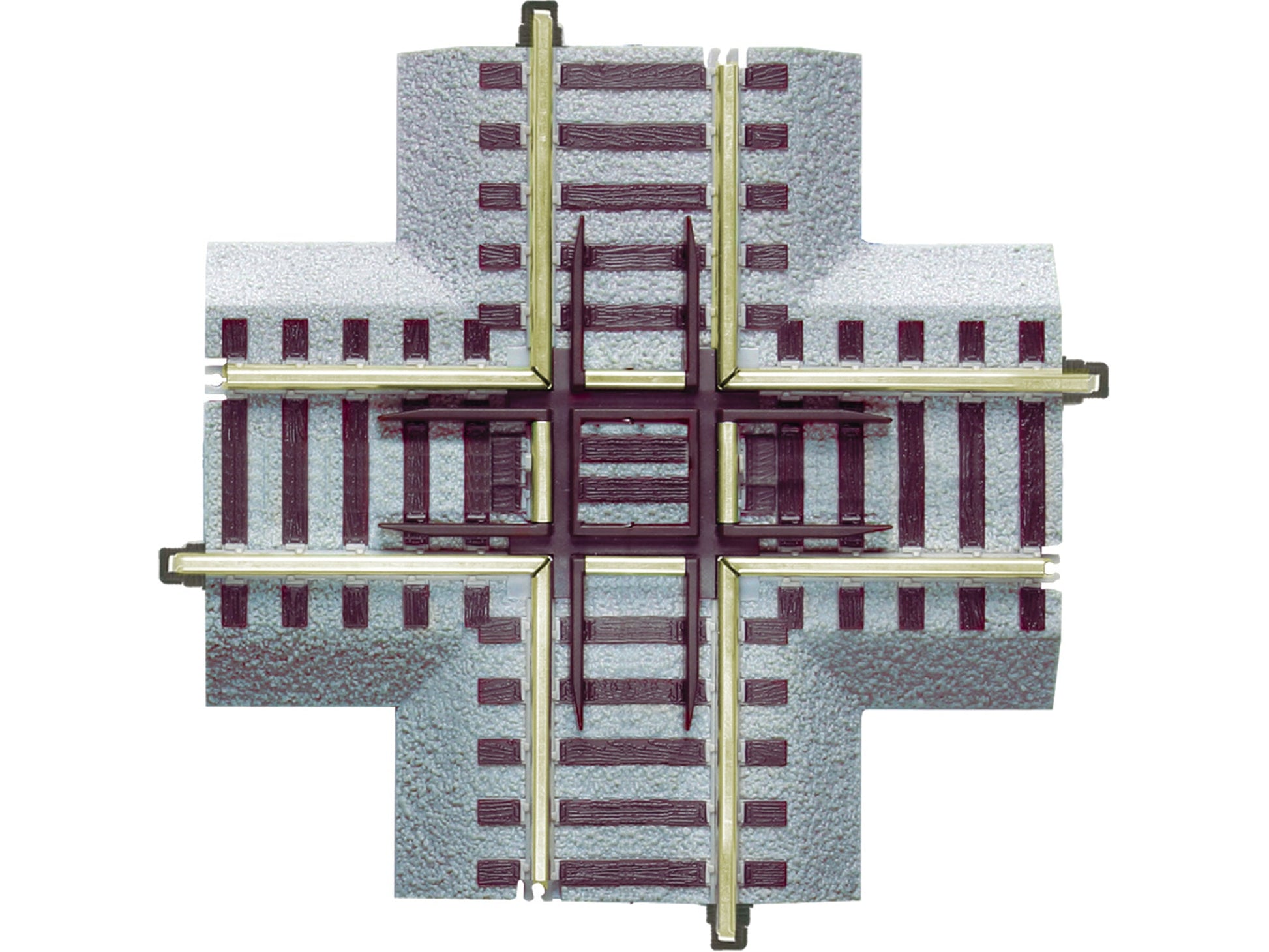 Lionel 6-49864 S, Fastrack 90 Degree Crossover, 8" - House of Trains