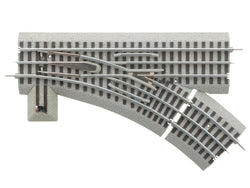 Lionel 6-81251 O, O-31 FasTrack Manual Switch, Right Hand - House of Trains