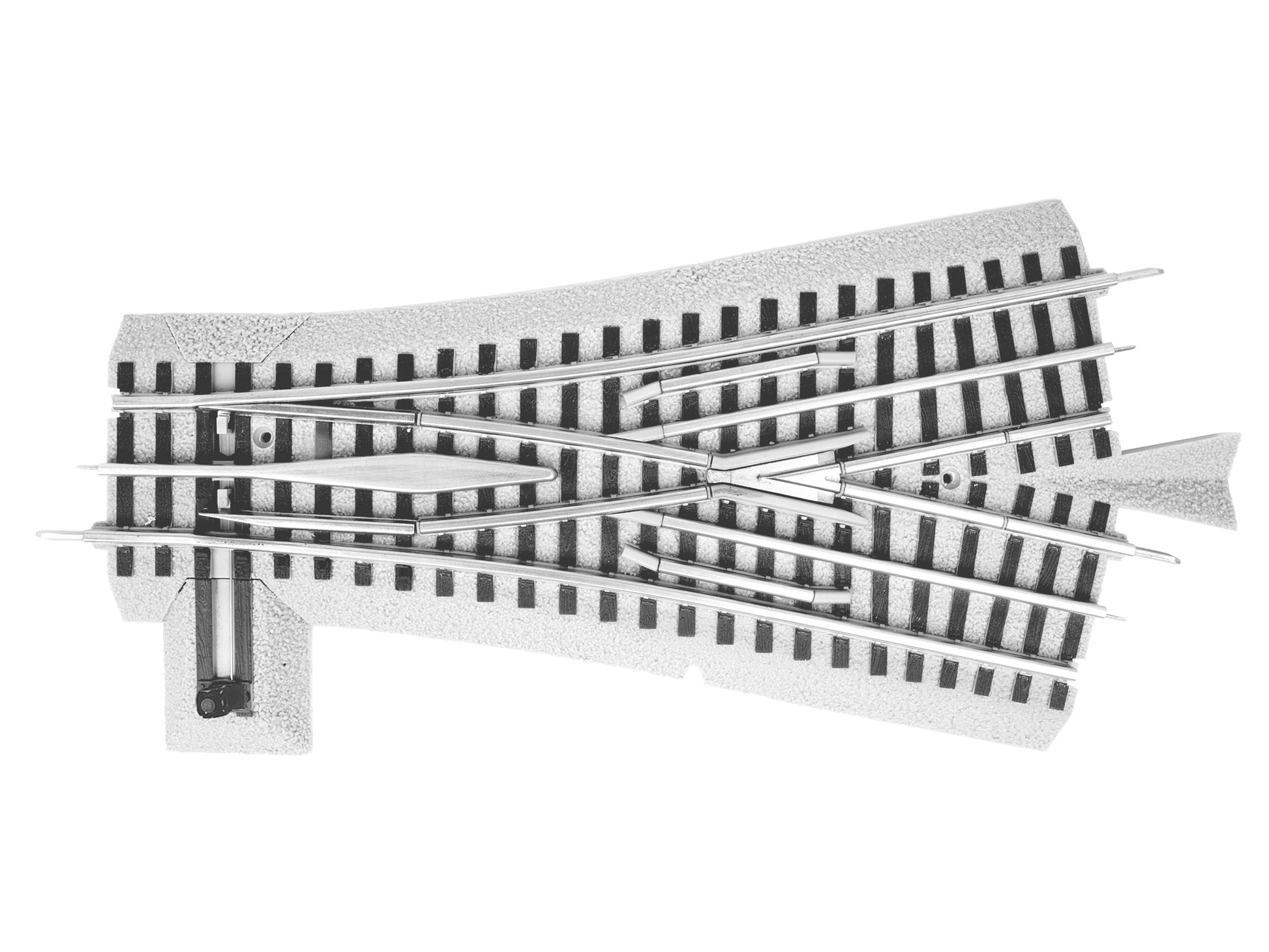 Lionel 6-81954 O, O-72 FasTrack Wye Remote/Command Switch - House of Trains