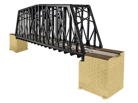 Lionel 6-82110 O, Extended Truss Bridge with Piers, Lift out Bridge - House of Trains