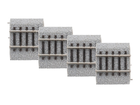 Lionel 8768024 HO, Magnelock Track 1.5 Inch Straight Section, 4 Pieces - House of Trains