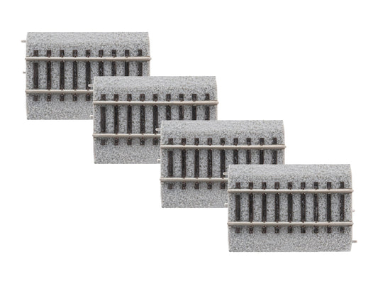 Lionel 8768034 HO, Magnelock Track 3 Inch Straight Section, 4 Pieces - House of Trains
