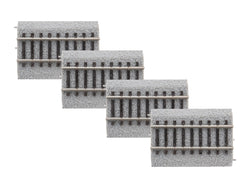 Lionel 8768034 HO, Magnelock Track 3 Inch Straight Section, 4 Pieces - House of Trains