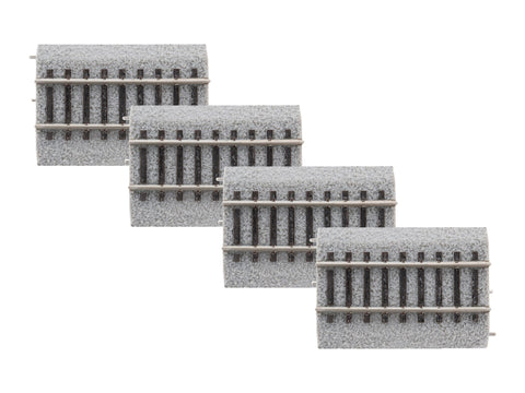 Lionel 8768034 HO, Magnelock Track 3 Inch Straight Section, 4 Pieces - House of Trains