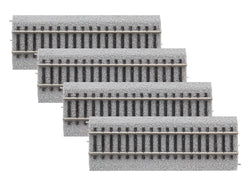 Lionel 8768054 HO, Magnelock Track 5 Inch Straight Section, 4 Pieces - House of Trains