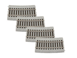 Lionel 8768074 HO, Magnelock Track 20" Radius Curve Third Section, 4 Pieces - House of Trains