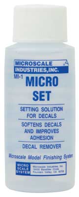 Micro Set Setting Solution MI-1, 1 oz - House of Trains