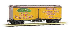 Micro-Trains 058 00 051 N, 36' Wood Sheathed Ice Reefer, Heinz Yellow Series Car 5, H.J.H.Co., 485 - House of Trains