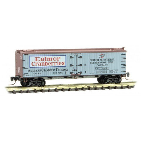 Micro-Trains 518 00 730 Z 40' Reefer, Farm To Table Series, Car 3, Cranberry NWX, 14021 - House of Trains