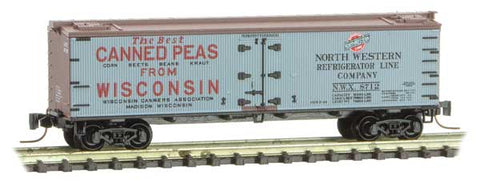 Micro-Trains 518 00 750 Z 40' Double Sheathed Wood Reefer, Farm To Table Series, Car 5, NWX, 8712 - House of Trains