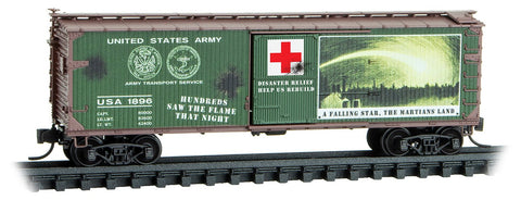 Micro-Trains Line 039 00 270 N 40' Wood Box Car, War of the Worlds, Car 1 - House of Trains