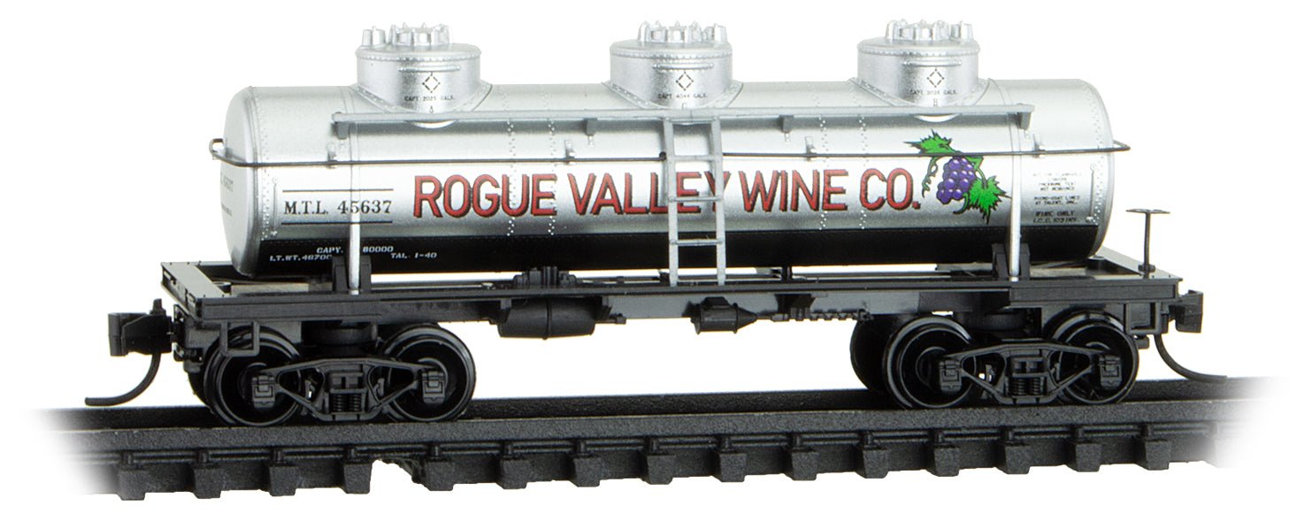 Micro-Trains Line 066 50 180 N, 3-Dome Tank Car, Medford Talent and Lakecreek, MTL, 45637 - House of Trains