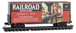 Micro-Trains Line 101 00 881 N, 40' Hy-Cube Box Car, Railroad Magazine Series, Car 2, Vanderbilt Road - House of Trains