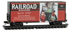 Micro-Trains Line 101 00 882 N, 40' Hy-Cube Box Car, Railroad Magazine Series, Car 3, May 1939 - House of Trains