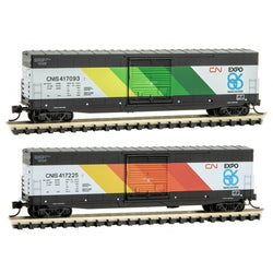 Micro-Trains Line 993 01 960 N Scale, 50' Standard Box Car, Canadian National, CNS, 417093, 417225 - House of Trains