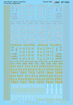 Microscale 60-1323 N, Union Pacific Steam, Two Tone Grey, Greyhounds - House of Trains