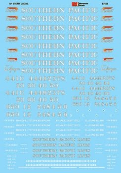 Microscale 60-33 N, Southern Pacific Steam, Daylight, 1937-1955 - House of Trains