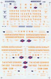 Microscale 60-562 N, Chicago Northwestern Gondolas, Coal Hoppers - House of Trains