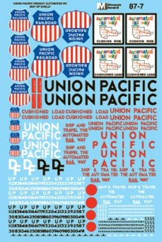 Microscale 60-7 N, Union Pacific, Freight Cars, 1960-1970 - House of Trains