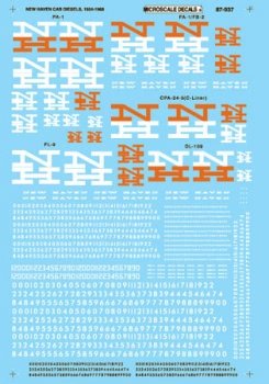 Microscale 60-937 N, New Haven Hood Diesels, 1954-1968 - House of Trains