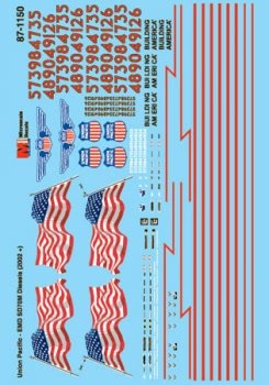 Microscale 87-1150 HO, Union Pacific, Hood Diesels, Building America - House of Trains