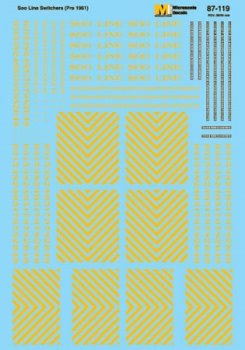 Microscale 87-119 HO, Soo Line, Diesel Switchers, 1945-1961 - House of Trains