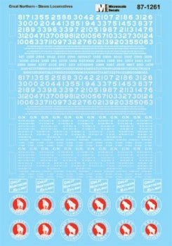 Microscale 87-1261 HO, Great Northern, GN, Steam Locomotive - House of Trains