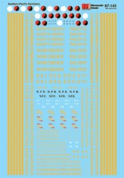 Microscale 87-143 HO Northern Pacific Diesel Switchers (1950-1970) - House of Trains