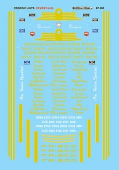 Microscale 87-455 HO, Frisco, MKT, EMD E-Units, The Texas Special - House of Trains