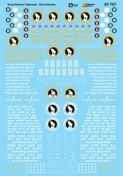 Microscale 87-757 HO, Great Northern, GN, Caboose, 1922-1967 - House of Trains