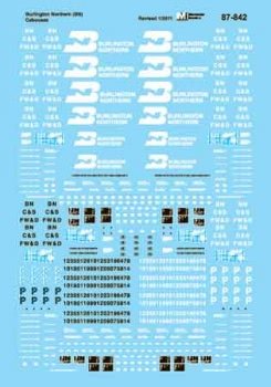 Microscale 87-842 HO Scale Burlington Northern, BN, Cabooses - House of Trains