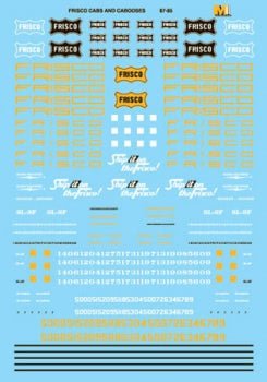 Microscale 87-85 HO, Frisco Cab Diesels, Frisco Cabooses - House of Trains