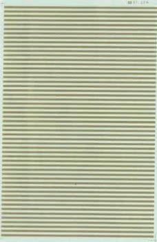 Microscale 91143 HO, Striping, 6" Wide, Gold - House of Trains