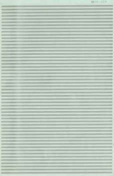Microscale 91144 HO, Striping, 6" Wide, Silver - House of Trains