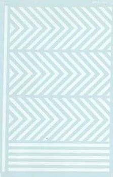 Microscale 91161 HO, Striping, 12" Wide, 45° Angle, White - House of Trains