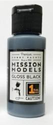 Mission Models MMGBB-001, Gloss Black Base, For Chrome, Water Based, 1 fl oz - House of Trains