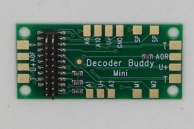 Nix Trainz NTZ2, Decoder Buddy, Mini, 21Pin Decoder Mother Board, 6 Function Output - House of Trains